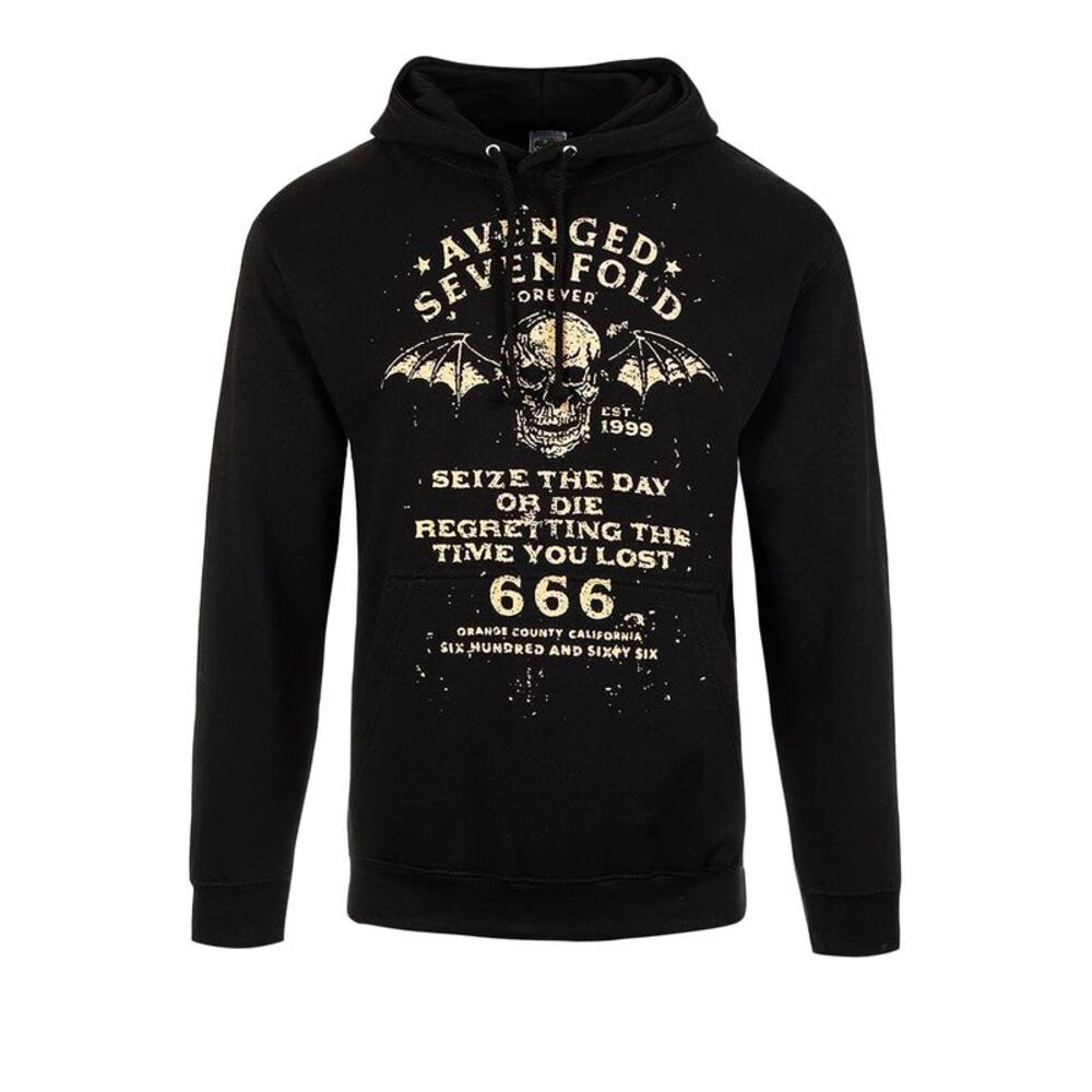 Avenged Sevenfold Unisex Adult Seize The Day Hoodie / Black
